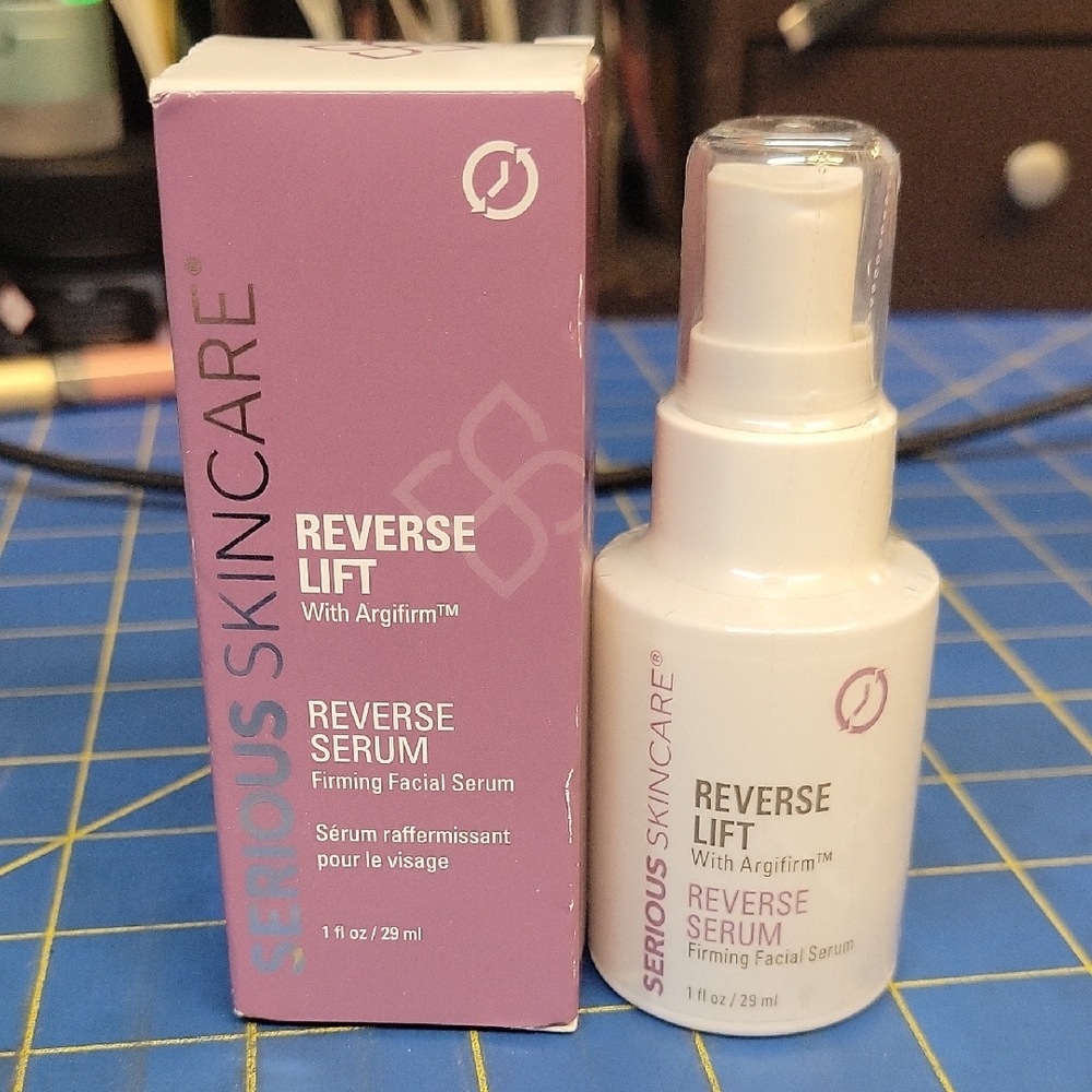 Serious Skincare Reverse Lift w Argifirm Reverse Serum 29ml New Sealed Bottle
